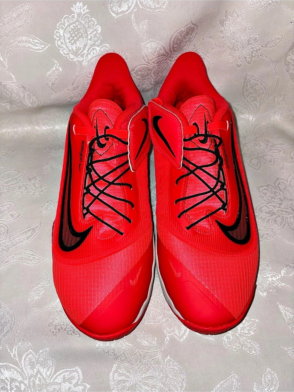 Nike Precision 7 EasyOn Bright Crimson Basketball Shoes Men's Size 9